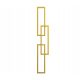 Discoverdom Wasserbadheizkörper 411 W 300 x 1710 mm Gold