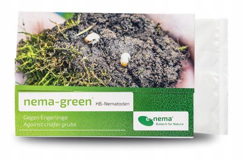Biologischer Nema-Green Nematoden gegen Gartenlarven - Wirkung auf 1000m²