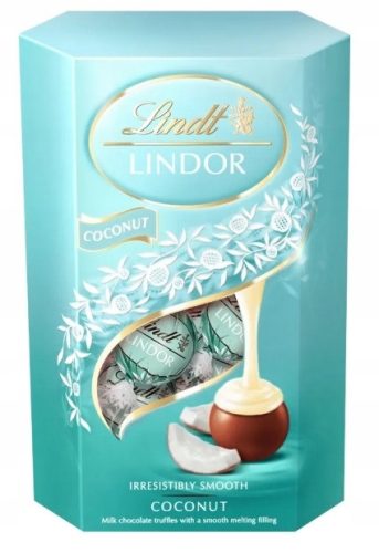 Lindt Lindor Milchschokoladenpralinen mit Kokosfüllung 200 g