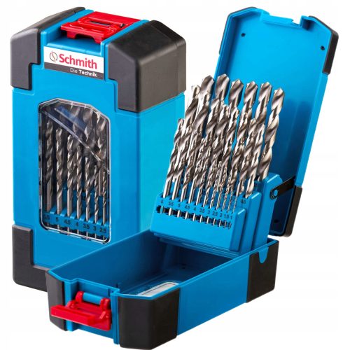SCHMITH BOHRER-SATZ HSS-BOHRER FÜR METALL, SET 1-13 MM, 25 ST