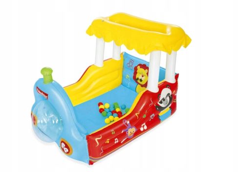 Bestway Fisher-Price Aufblasbarer Kugelzug 132x94x89