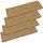  Gartenkissen für Bank 120x38 - 4 Stück beige