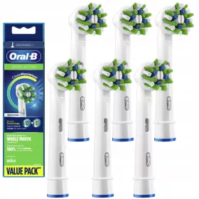  Oral-B CrossAction Ersatz-Zahnbürstenköpfe, 6er-Pack