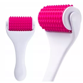    GROSSER ROLLMASSAGER AUS SILIKON FÜR DAS GESICHT UND KÖRPER