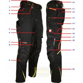 Lange Arbeitshose von Engelbert Strauss 65511 r