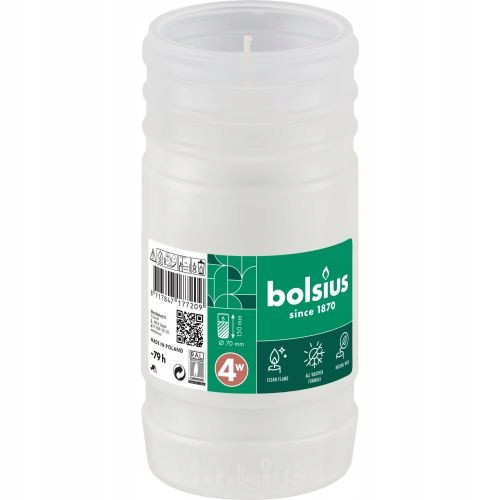  Paraffineinsatz für Bolsiuskerzen, 15 cm