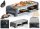  QUIGG STEINPLATTE Raclette 8 Pfännchen STONE & GRILL Party 1300W 8 Personen