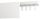 Deckenschienen Einspurige PVC-Deckenschiene mit Abdeckung 9 cm 500 cm