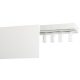 Deckenschienen Einspurige PVC-Deckenschiene mit Abdeckung 9 cm 500 cm