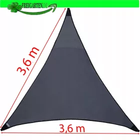  Gartensegel 360 x 360 cm PVC