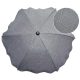  Regenschirm für einen Kinderwagen REGENSCHIRM FÜR JEDEN KINDERWAGEN - LEINENSTOFF, MELANGE 67 cm, mehrfarbig
