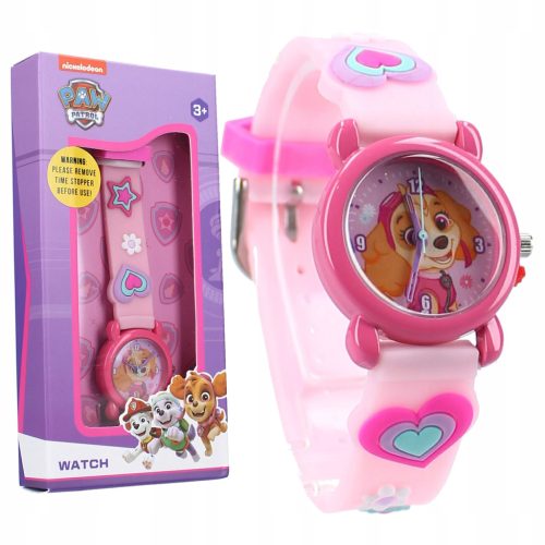  PAW PATROL SKYE Kinderuhr mit rosa Zeigern