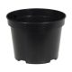  Blumentopf Edoniczki.pl 10 cm x 10 x 7,4 cm Durchmesser 10 cm Kunststoff schwarz