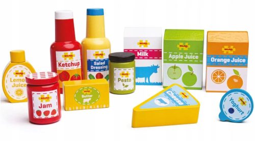  BigJigs Lebensmittelset II zum Spielen im Laden für Kinder – 11 Elemente