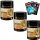 3x GO ON Erdnussbutter mit Nussstücken 1000 g - Reich an Proteinen und ohne Zusatzstoffe