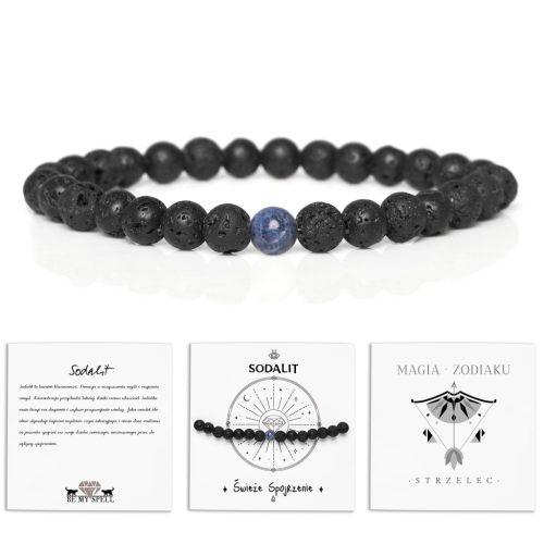  Armband STERNZEICHEN Schütze Stein SODALIT