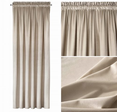 Fertige Vorhänge Halbverdunkelnder Bandvorhang 135 cm x 270 cm