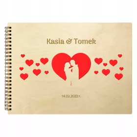  VALENTINSTAG GESCHENK FÜR SIE: EIN GRAVIERTES ALBUM