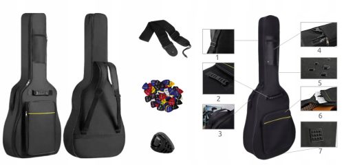  PROMO – UNIVERSAL-GITARRENKOFFER + ZUBEHÖR