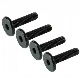 100x Innensechskantschrauben M6x25 SCHWARZ