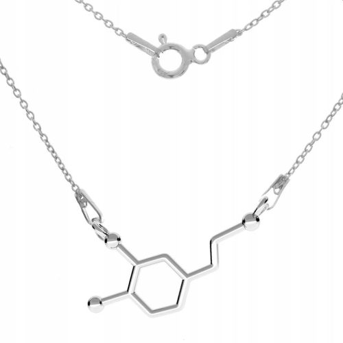  DOPAMIN-SILBER-HALSKETTE CHEMISCHE FORMEL SILBER