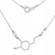  DOPAMIN-SILBER-HALSKETTE CHEMISCHE FORMEL SILBER