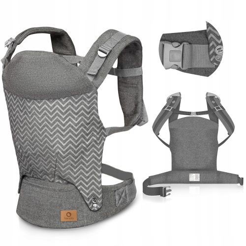  Ergonomische Babytrage Lionelo Margareet, grau