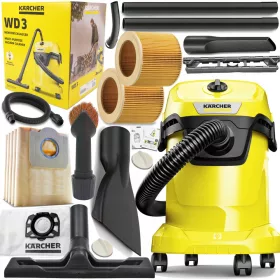   Kärcher WD3 1000 W Industriestaubsauger + 4 weitere Produkte