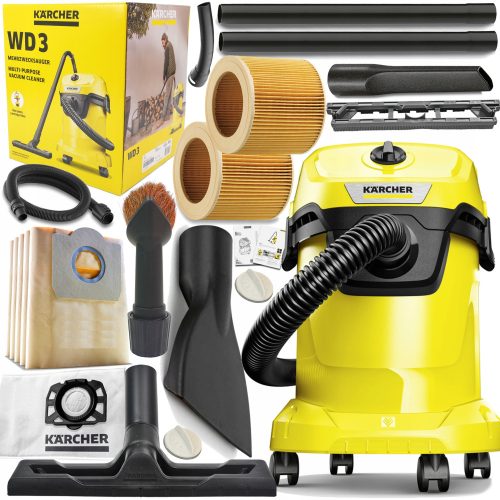 Kärcher WD3 1000 W Industriestaubsauger + 4 weitere Produkte