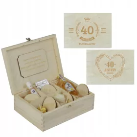 Box für die Essentials-Geschenkbox zum 40. Geburtstag