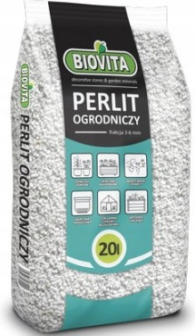 Gartenerde Agro Perlit BIOVITA 2-6 mm 20L