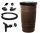  Regenwassertank 265 l 113 x 65 cm braun
