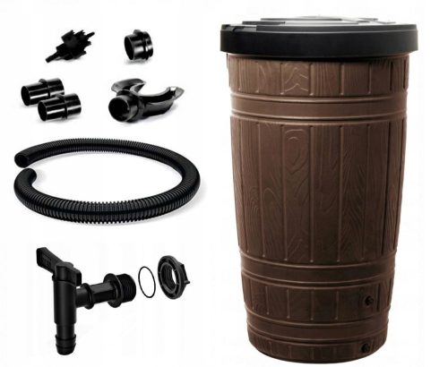  Regenwassertank 265 l 113 x 65 cm braun