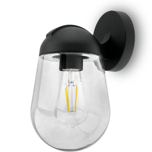 Gartenwandlampen, außen Gartenwandleuchte Lumiled Graphit E27 12 W