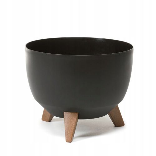  Blumentopf Lamela 40 cm x 40 x 25 cm Durchmesser 40 cm Kunststoff schwarz