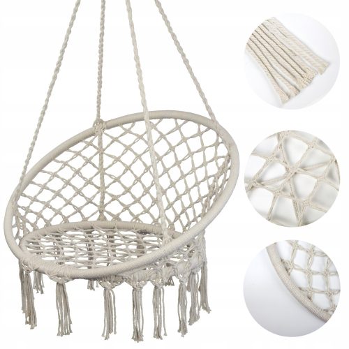 Storchennest, hängende Boho-Gartenschaukel