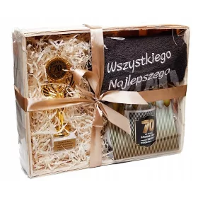  Dil 70. Geburtstag Geschenkset 3-teilig