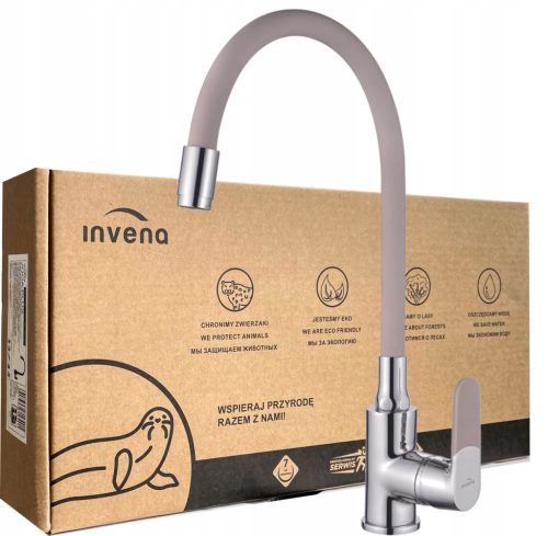  Invena Joga bodenstehender Küchenarmatur, beige