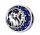  CHARMS Anhänger Katze Zirkone Silber Granat S925