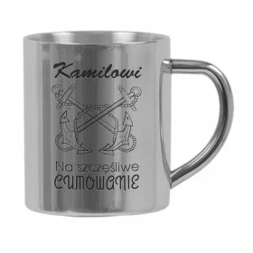  Metallbecher, graviertes Geschenk für einen Matrosen