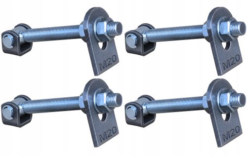 Langes verstellbares Scharnier M20 L180 – Packung mit 4 Stück.