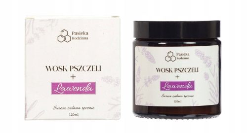 Kerzen Traditionelle Bienenwachskerze Lavendel Apiary Zen 1 Stk.
