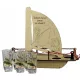  Geschenk für einen Angler Standbrille Fisch 6 Stück Angler im Urlaub