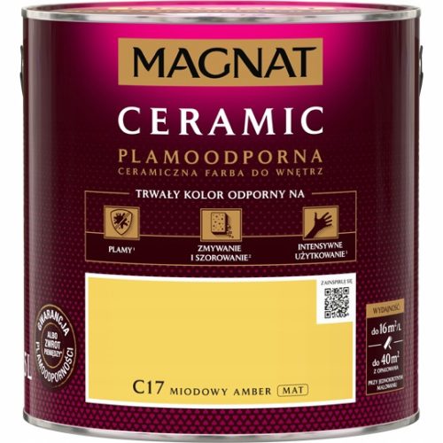 Magnat Keramik-Wandfarbe 2,5 l C17 Honey Amber matt