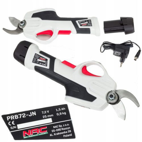 Gartenscheren und Heckenscheren NAC Akku-Elektroschere 4 cm 7,2 V