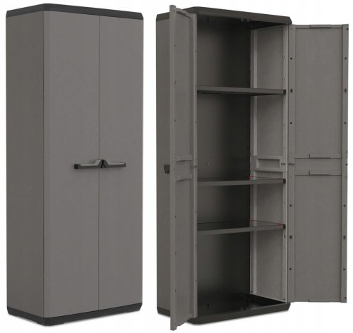  Keter-Lagerregal aus Kunststoff, 166 x 68 x 39 cm, max. 15 kg pro Regal