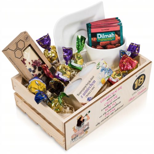  Geschenkset in einer Box mit Jajmax-Gravur, 23 x 15 x 7,5 cm
