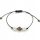  ARMBAND String Bergkristall Achat Smoczy