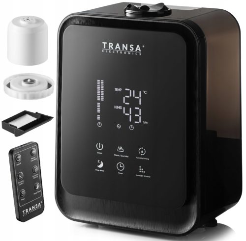  Ionisator, Ultraschall-Luftbefeuchter Transa Electronics AquaMist 40 W 4,5 l schwarz