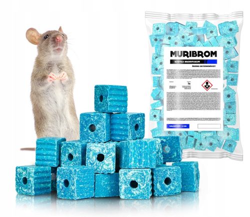  WACHSJUNGES, STARKES GIFT FÜR MÄUSE UND RATTEN MURIBROM BRODIFAKUM 1,5 KG